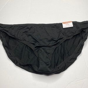 Size 12 Basic black no show hipster Lane Bryant panty NWT XXL